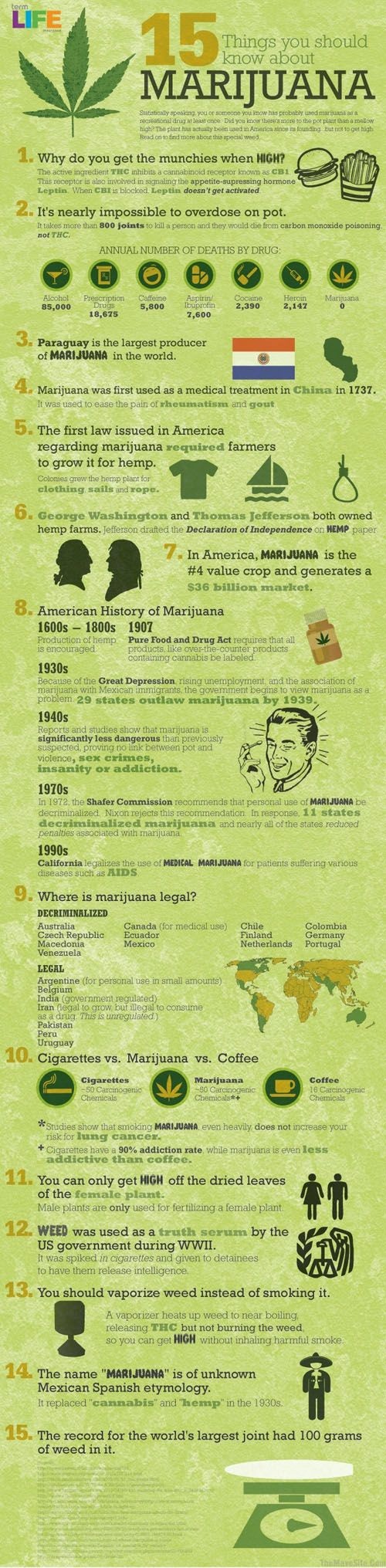 15 marijuana facts